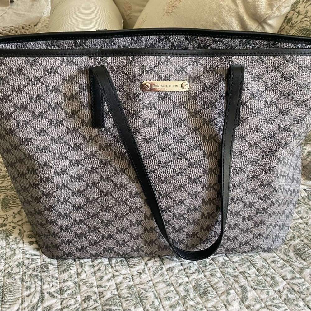 Michael Kors Gray Tote Bag